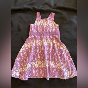 Gymboree Pink and Gold Sleeveless Sundress